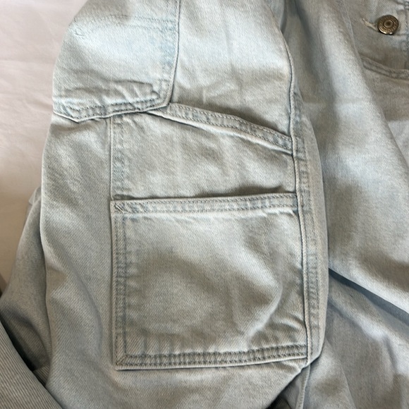 Levis Loose Fit Utility Carpenter Overalls Light Indigo Wash NWT - Picture 10 of 11